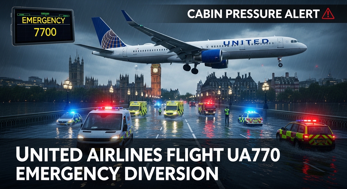 united airlines flight ua770 emergency diversion 